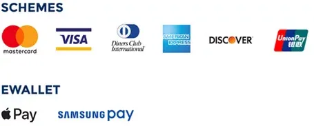Accepted payment methods